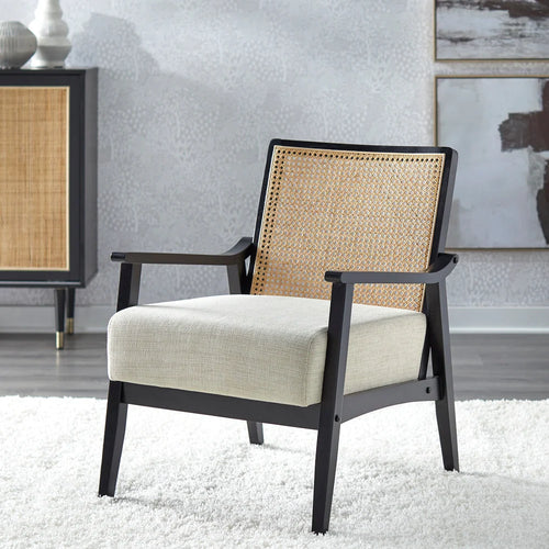 Lifestorey Serena Cane Accent Chair