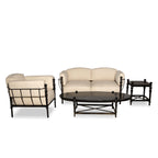 Regal Single-Seater Sofa with Upholstered Cushions