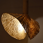 Japandi Dream Bamboo Hanging Lamp - Handwoven Pendant Light