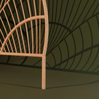 CasaWave Rattan Headboard - Sunburst Cane Design