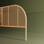 EastNest Ensemble Rattan Headboard - Natural Cane