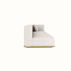 Left-Arm Displaced Sofa with Single and Double Seats