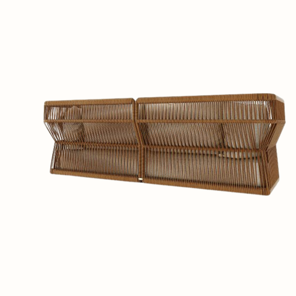 Cushioned 3-Seater Sofa