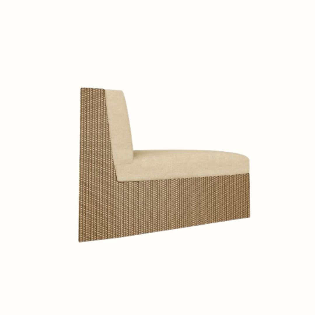 Curved Corner Seat with Cushion