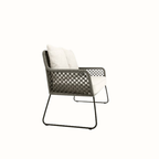 Contemporary Double Sofa with Cushion Se