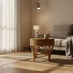 Coffee Table with Handwoven Rattan Top - Weavewood Edition
