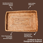 Nature Edge - Artisan Made Rattan Tray (Set of 2)