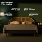 EastNest Ensemble Rattan Headboard - Natural Cane