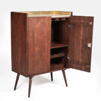 Scandi Teakwood Bar Unit