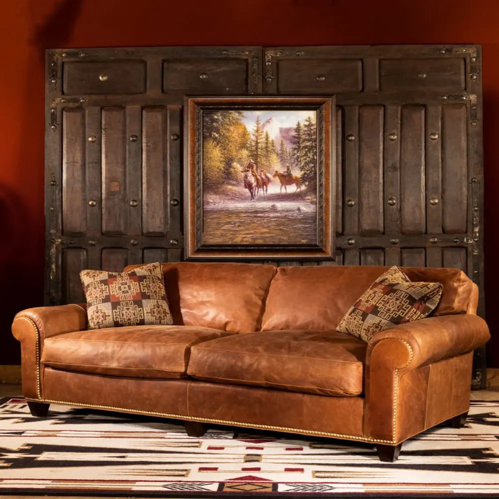 Classic Leather Cattleman Sofa