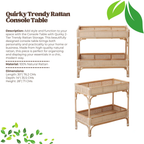 Coaster Set Drink Dock with Bamboo Engraved Design (Set of 4)