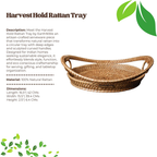 Harvest Hold - Artisan Made Rattan Tray