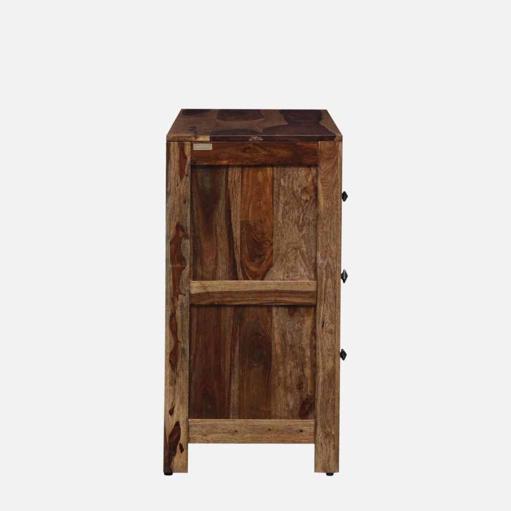 Rustic Allure Sheesham Wood Chest of Drawers