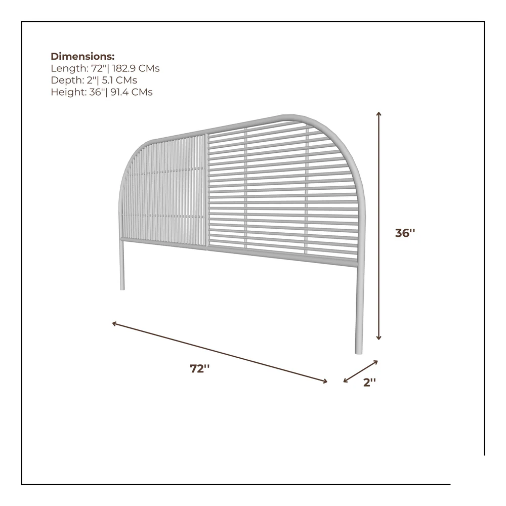 EastNest Ensemble Rattan Headboard - Natural Cane