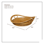 Harvest Hold - Artisan Made Rattan Tray