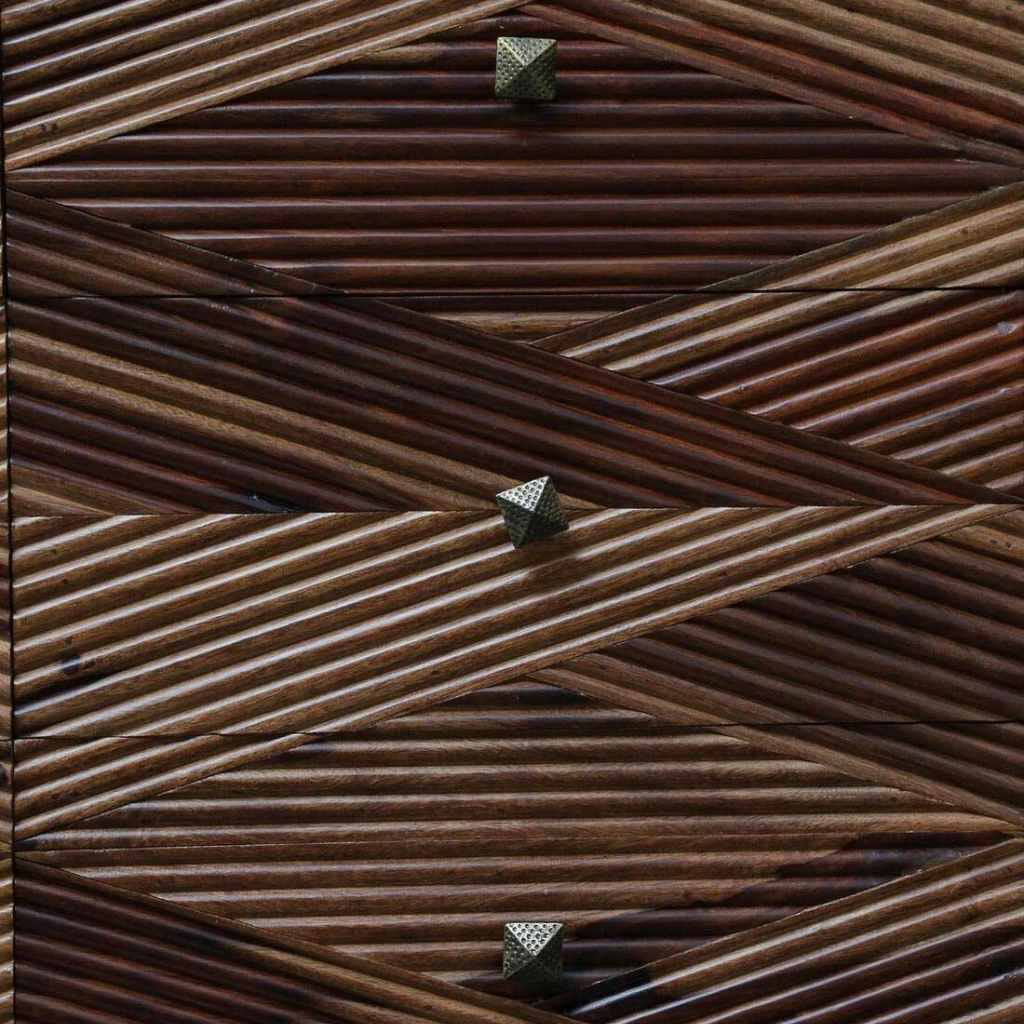 Rustic Allure Sheesham Wood Chest of Drawers