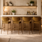 BAR STOOL WITH ARMS WITH CUSHION (AHO/001/006)