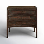Elegant Curved Accent Chest of Drawers