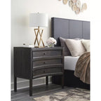 Elegant Curved Accent Chest of Drawers