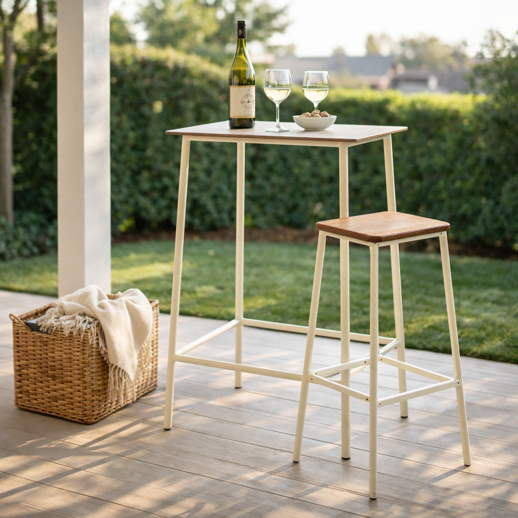 OUTDOOR BAR TABLE WITH HPL TOP (AHO/074/005)