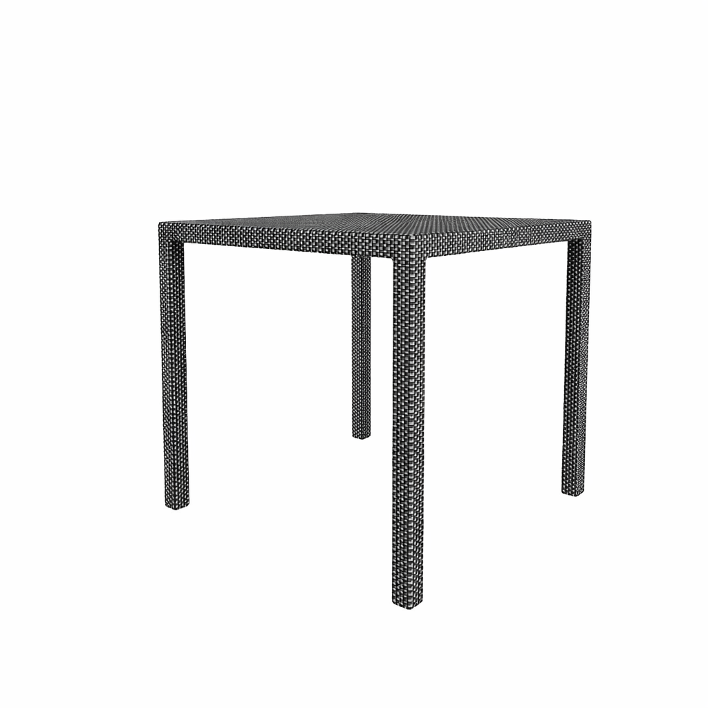 DINING TABLE WITH GLASS TOP (AHO/032/001)