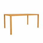 DINING TABLE WITH GLASS TOP (AHO/032/003)