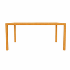 DINING TABLE WITH GLASS TOP (AHO/032/003)