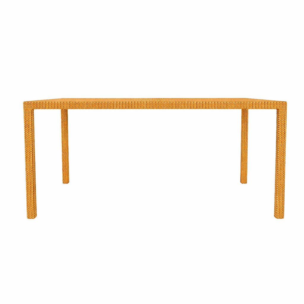DINING TABLE WITH GLASS TOP (AHO/032/003)