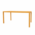 DINING TABLE WITH GLASS TOP (AHO/032/003)