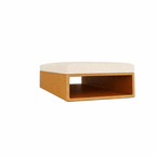 OPEN WIDE TABLE WITH GLASS TOP (AHO/009/017)
