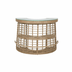 OUTDOOR BAR COUNTER WITH GLASS TOP (AHO/074/006)
