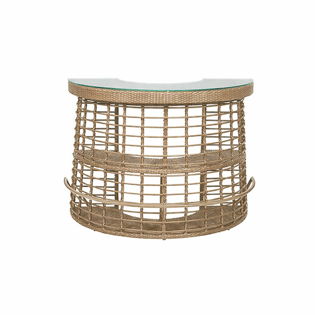 OUTDOOR BAR COUNTER WITH GLASS TOP (AHO/074/006)