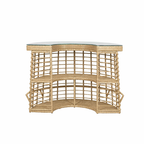 OUTDOOR BAR COUNTER WITH GLASS TOP (AHO/074/006)