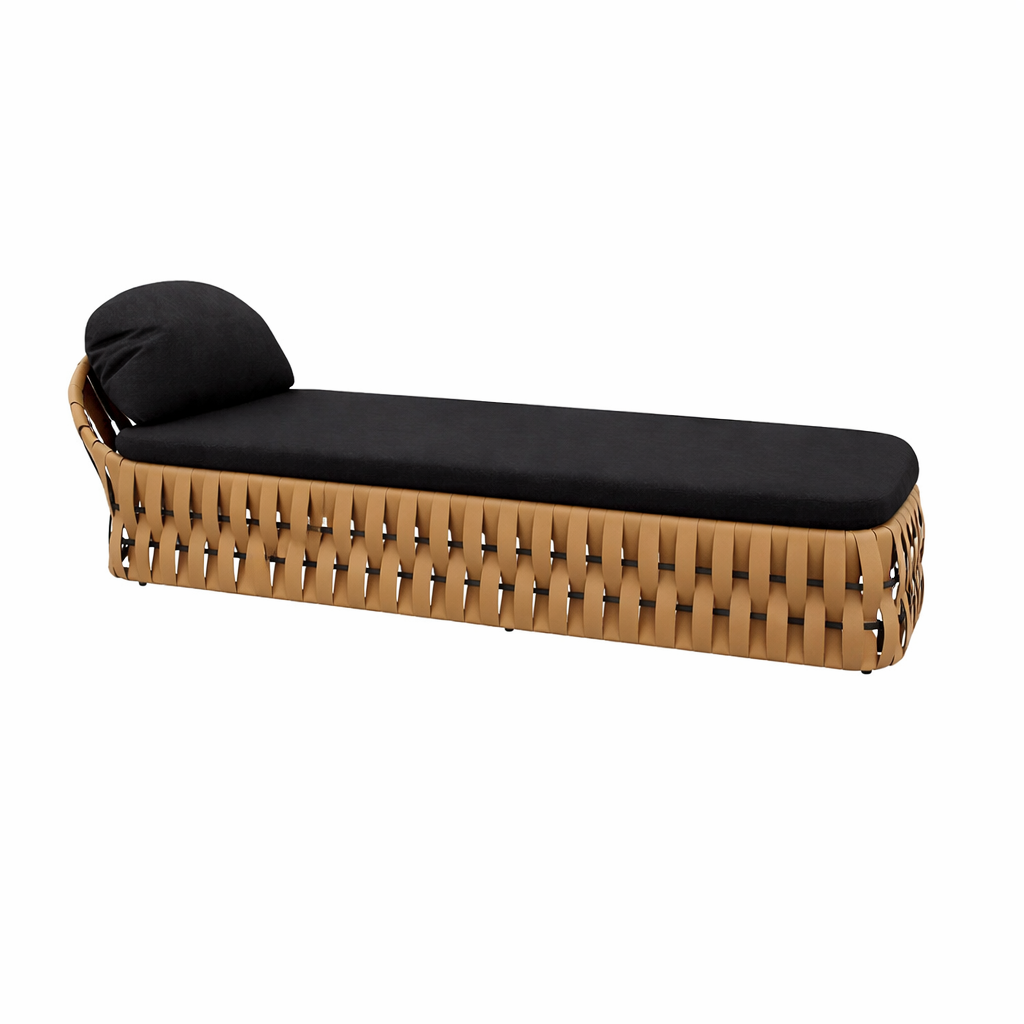 SUNLOUNGER WITH CUSHION (AHO/058/008)