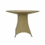 DINING TABLE WITH GLASS TOP (AHO/011/003)