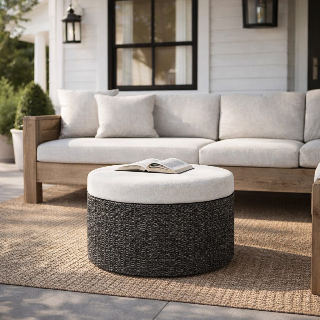 POUF WITH CUSHION (AHO/028/007)