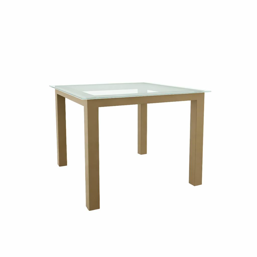 DINING TABLE FOUR SEATER WITH GLASS TOP (AHO/047/004)
