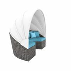 SEMICIRCULAR SOFA WITH CANOPY & CUSHION (AHO/028/004)