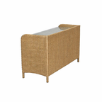 SERVICE SIDE BOARD WITH GLASS TOP (AHO/080/001)
