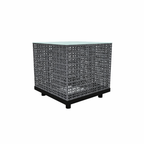 SIDE TABLE WITH GLASS TOP (AHO/003/016)