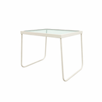 SIDE TABLE WITH GLASS TOP (AHO/047/010)