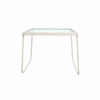 SIDE TABLE WITH GLASS TOP (AHO/047/010)