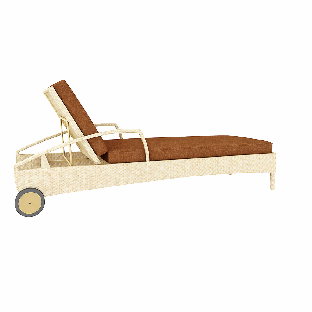 SUN BED WITH CUSHION (AHO/024/001)