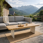 RECTANGLE TEAK TABLE TOP (AHO/013/046)