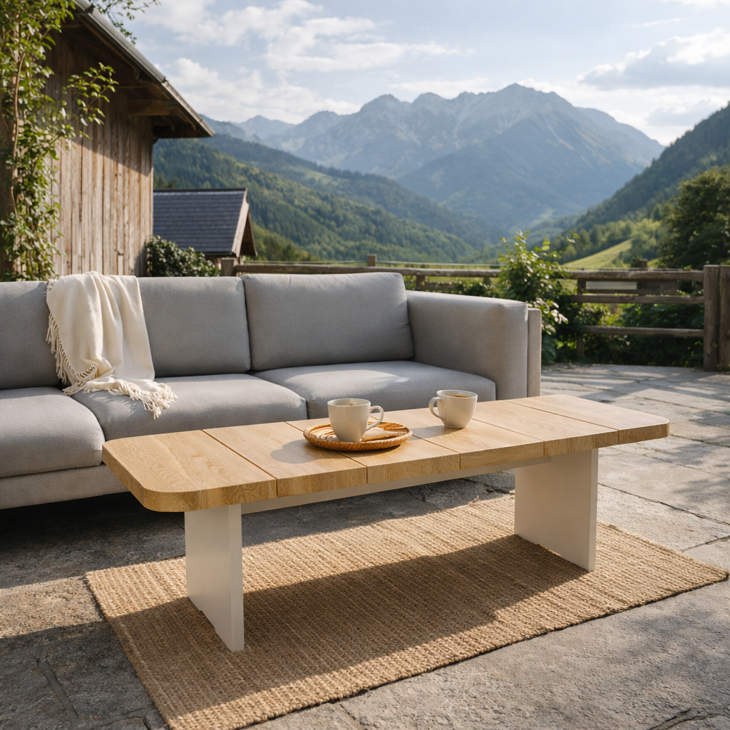 RECTANGLE TEAK TABLE TOP (AHO/013/046)