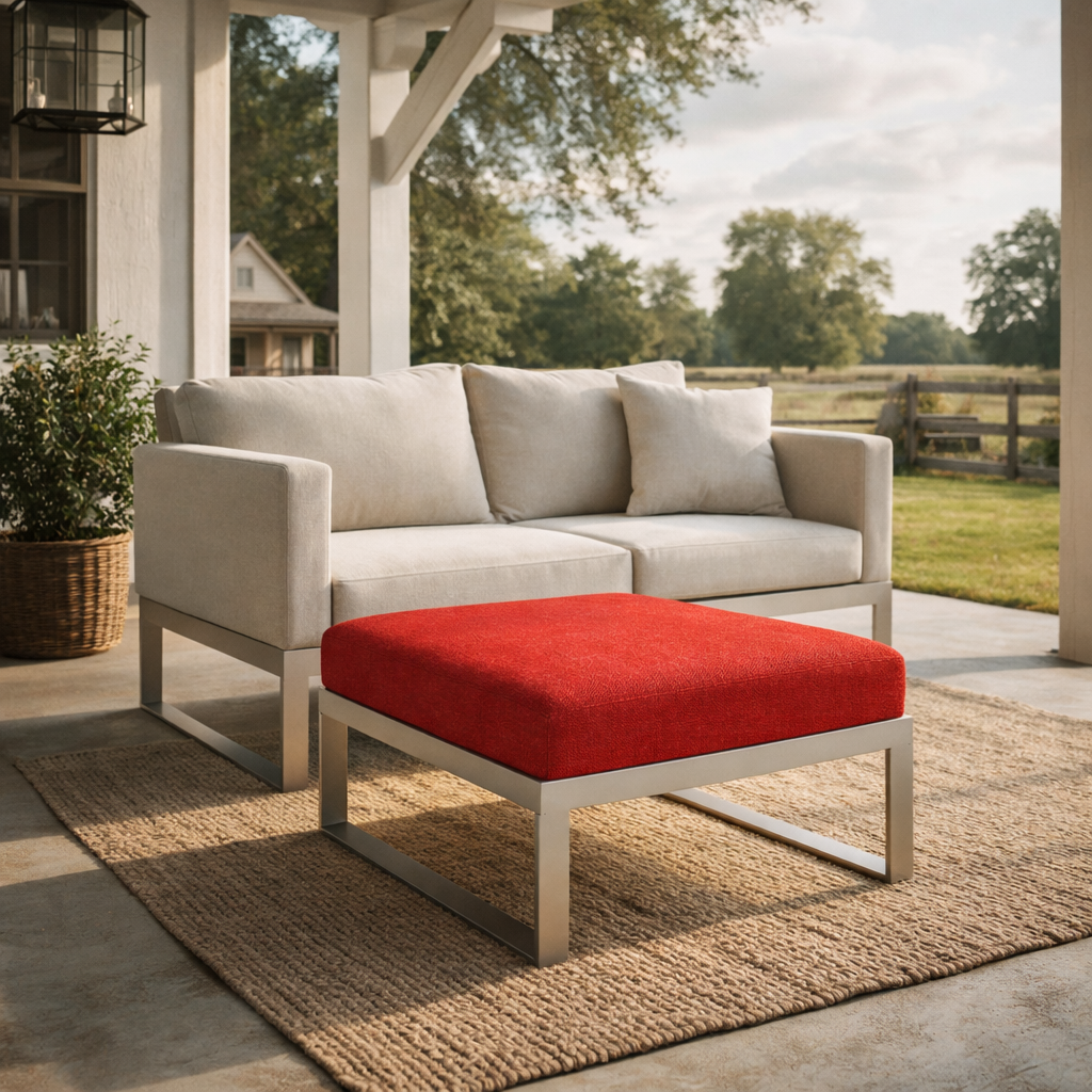 OTTOMAN WITH CUSHION (AHO/043/011)