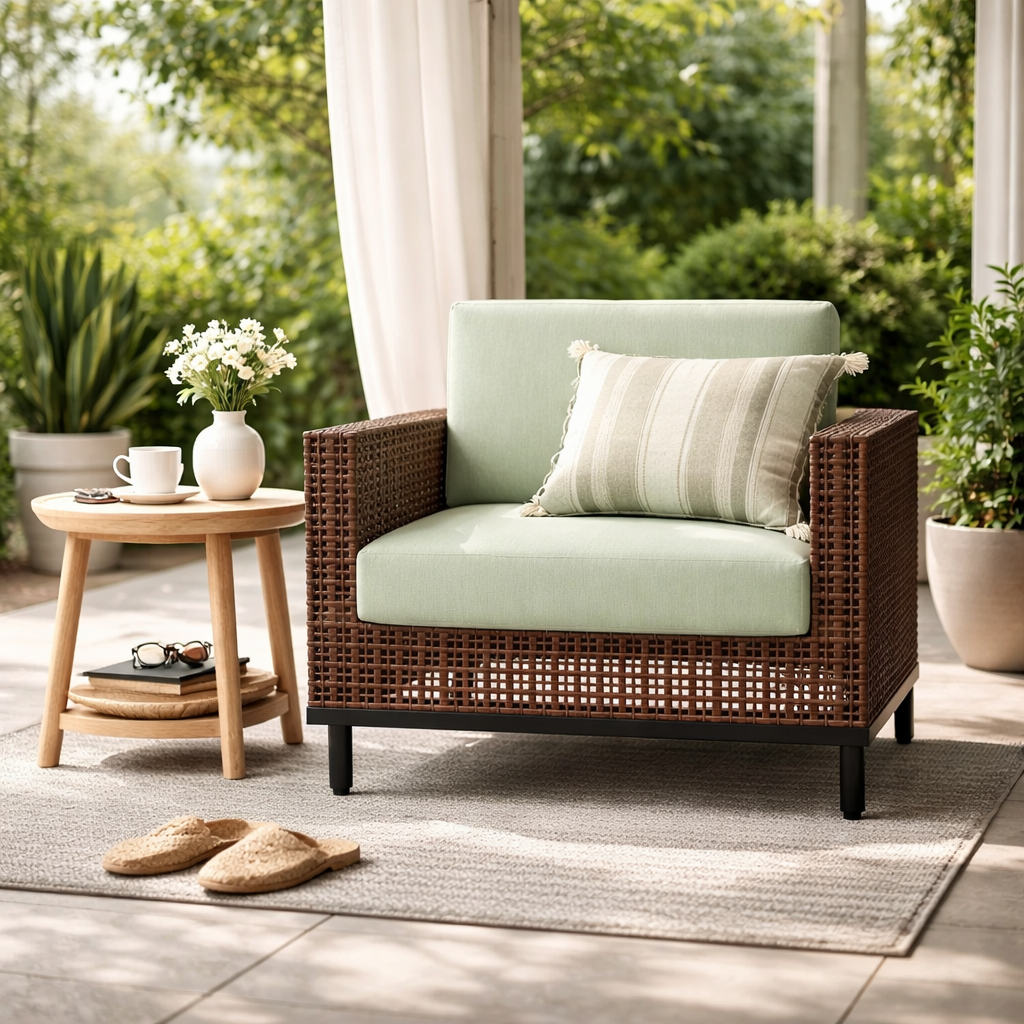 SINGLE SEATER SOFA WITH CUSHION (AHO/003/005)
