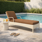 SUN BED WITH CUSHION (AHO/024/001)