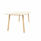 RECTANGULAR DINING TABLE WITH GLASS TOP (AHO/016/007)