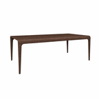 RECTANGULAR DINING TABLE WITH GLASS TOP (AHO/018/019)